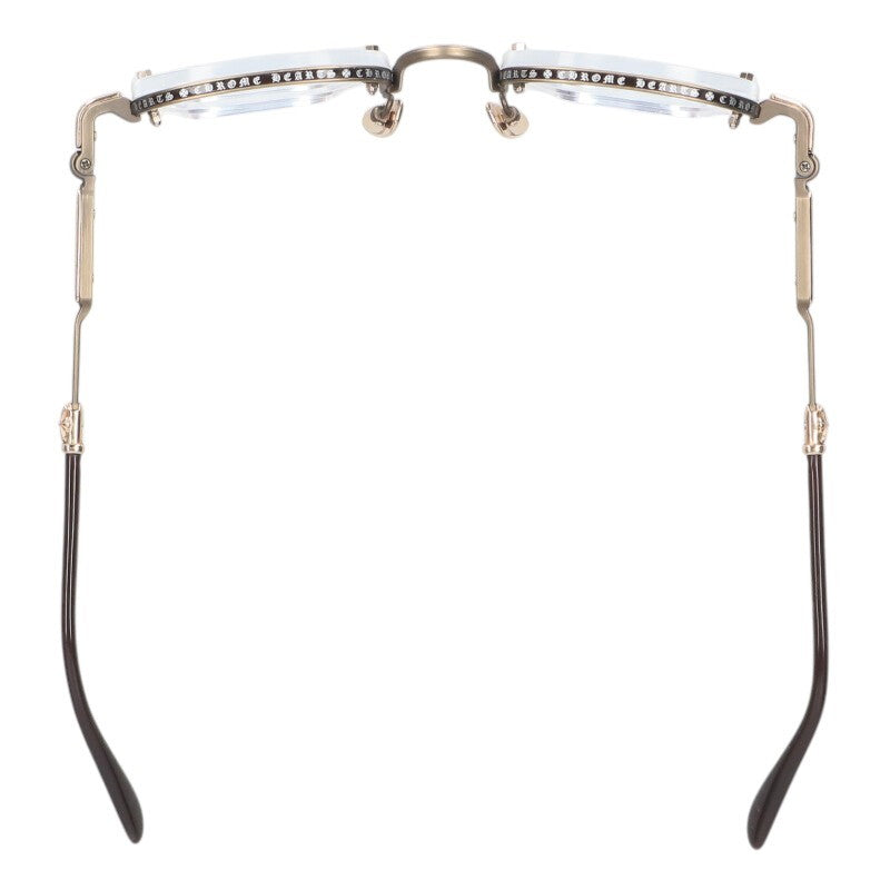 Chrome Hearts Side Cross Temple Half-Rim Size ONE SIZE