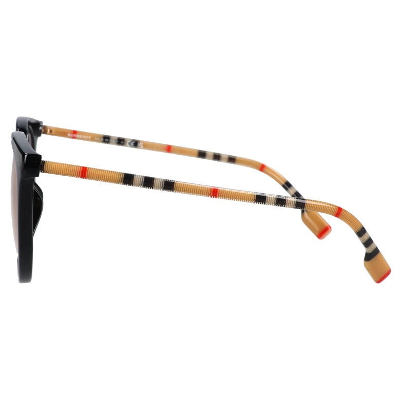 Burberry Nova Check Temple Black Sunglasses Size 57