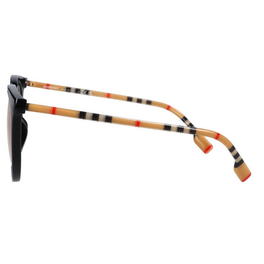 Burberry Nova Check Temple Black Sunglasses Size 57