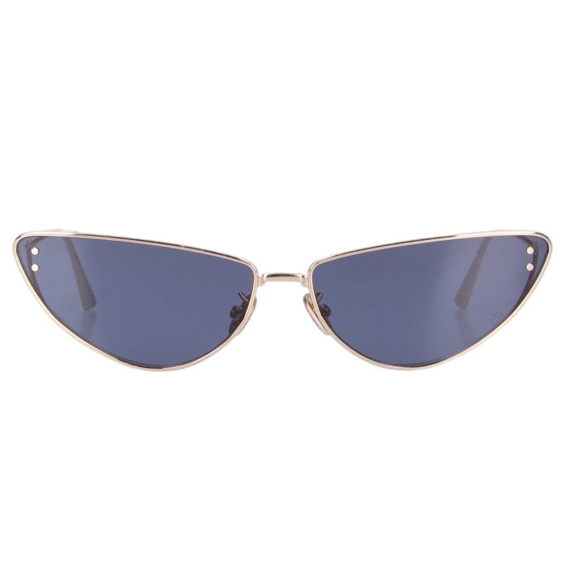 DIOR MISDB1UXR MISS Cat-Eye Gold Sunglasses Size 63