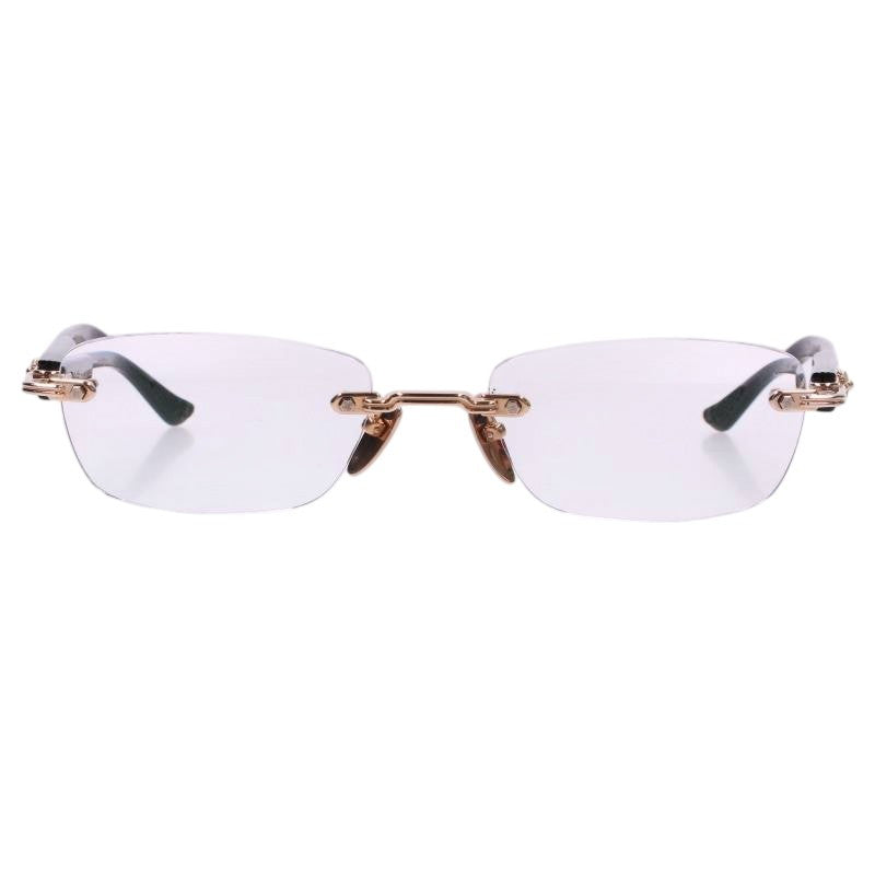 Chrome Hearts DEEP I Floral Cross Rimless