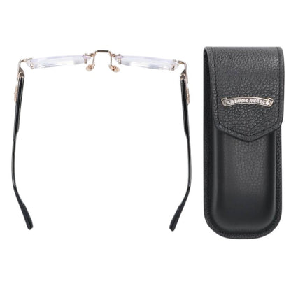 Chrome Hearts DEEP I Floral Cross Rimless