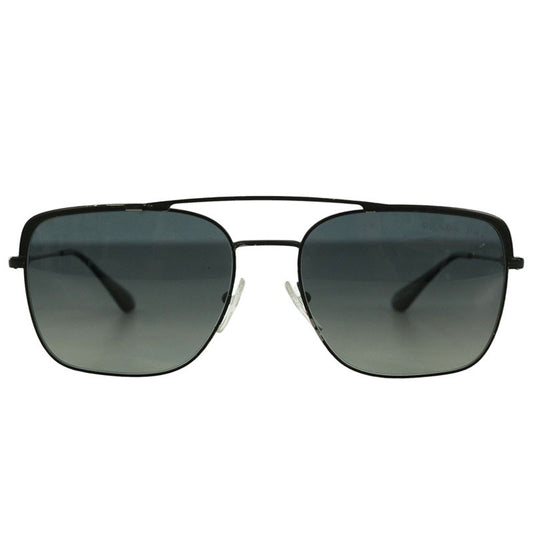 PRADA SPR53V Metal Frame Black Sunglasses Size ONE SIZE
