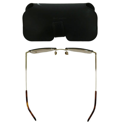 SAINT LAURENT PARIS SL312 Logo Square Sunglasses Size 58