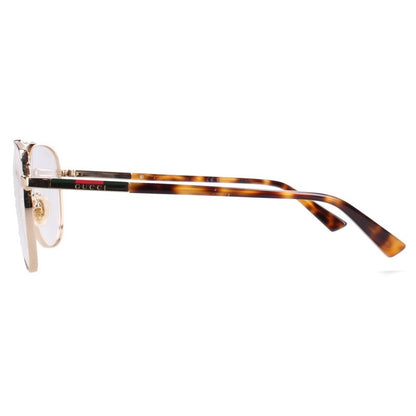 GUCCI Gold Teardrop Glasses Size ONE SIZE