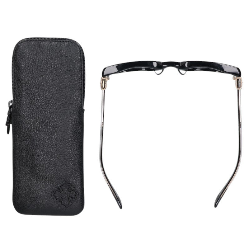 Chrome Hearts Floral Cross Temple Square Glasses Size 54