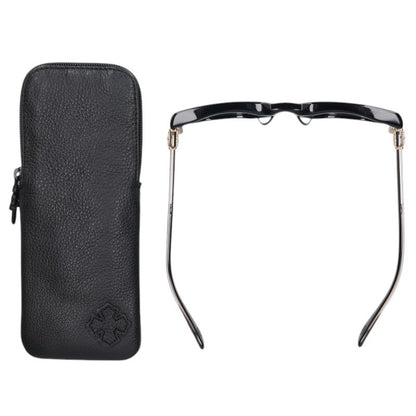 Chrome Hearts Floral Cross Temple Square Glasses Size 54