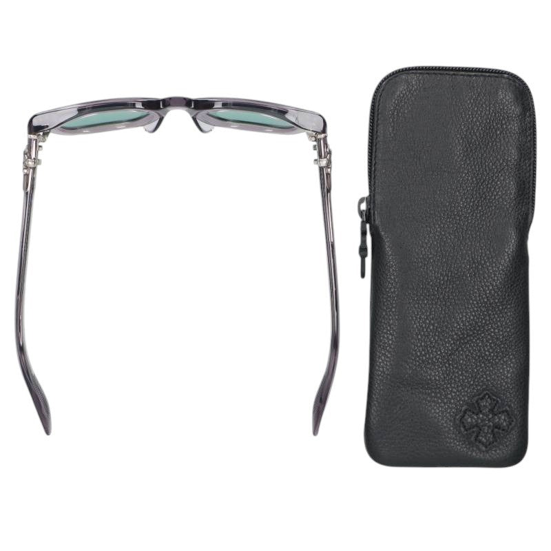Chrome Hearts Gray Dagger Temple Square Sunglasses Size 48