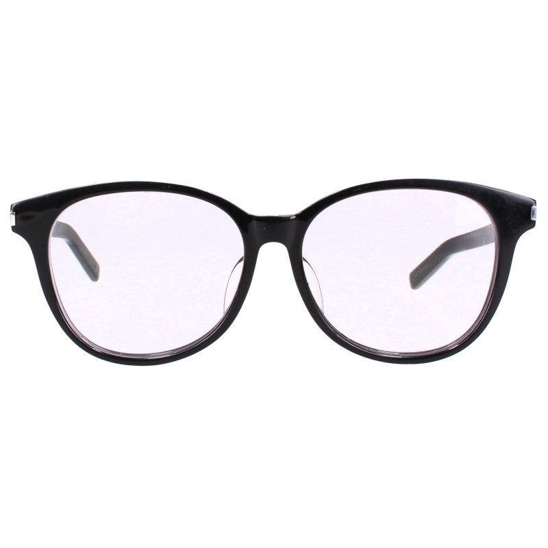 SAINT LAURENT PARIS Black Round Frame Glasses Size 51