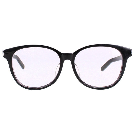 SAINT LAURENT PARIS Black Round Frame Glasses Size 51