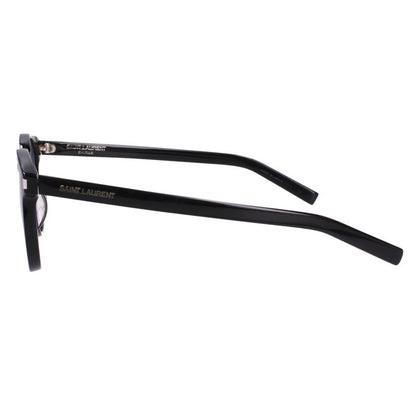 SAINT LAURENT PARIS Black Round Frame Glasses Size 51