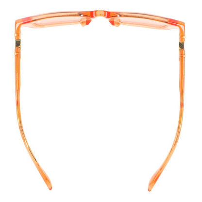 BOTTEGA VENETA Orange Gold Frame Sunglasses Size 49