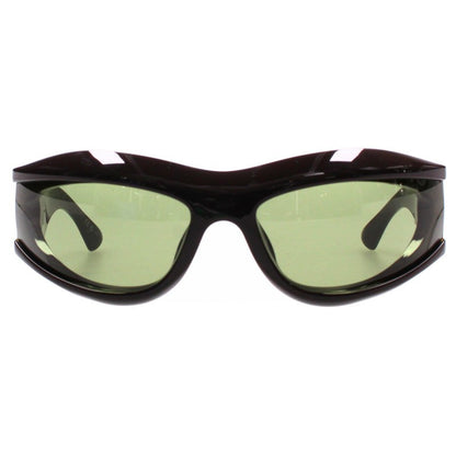 BOTTEGA VENETA Brown Yellow Cat Eye Sunglasses Size 72