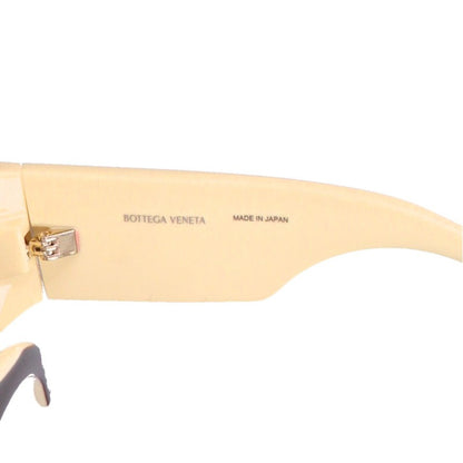 BOTTEGA VENETA Yellow Brown Cat Eye Sunglasses Size 72