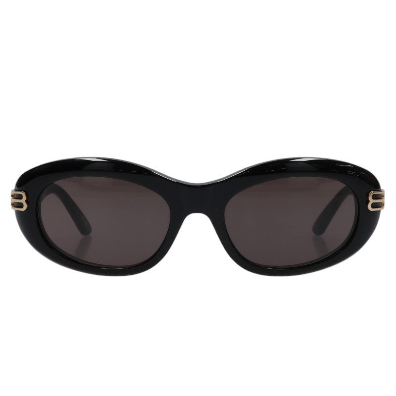 BALENCIAGA BB0431S Round Sunglasses Black Size 57