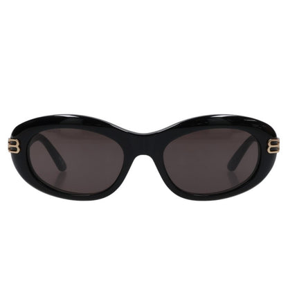 BALENCIAGA BB0431S Round Sunglasses Black Size 57