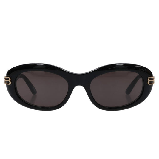 BALENCIAGA BB0431S Round Sunglasses Black Size 57