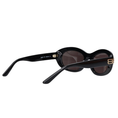 BALENCIAGA BB0431S Round Sunglasses Black Size 57