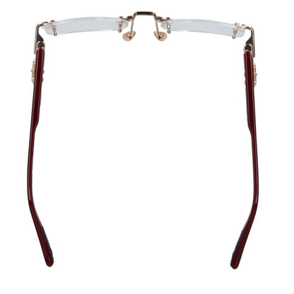Chrome Hearts DEEP I Floral Temple Glasses Gold Size 54