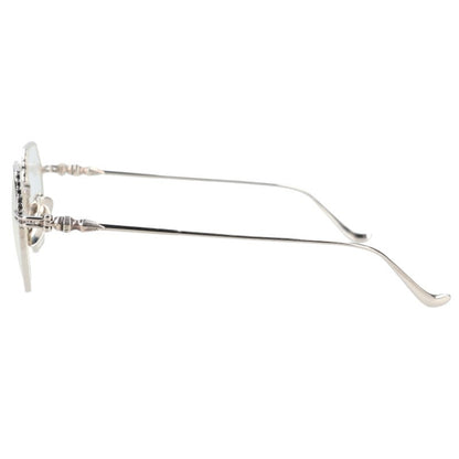 Chrome Hearts EVACULATION Sunglasses Silver Size ONE SIZE