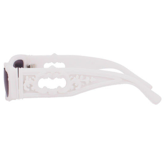 Jeune couture White Ornament Sunglasses White Size ONE SIZE