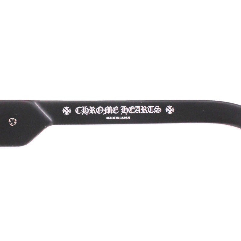 Chrome Hearts GIRTH QUAKE Square Sunglasses Black Size 56