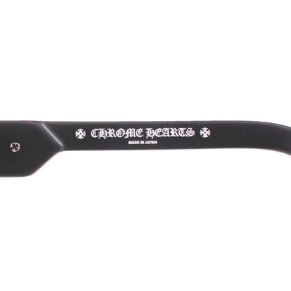 Chrome Hearts GIRTH QUAKE Square Sunglasses Black Size 56
