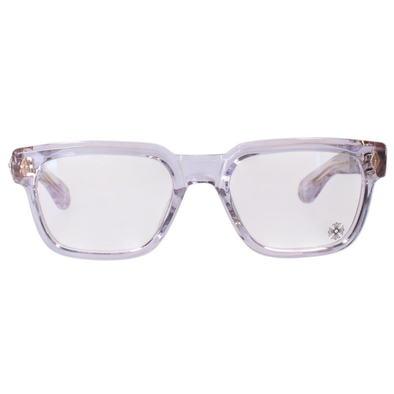 Chrome Hearts Clear Frame CH Cross Sunglasses Clear Size 53