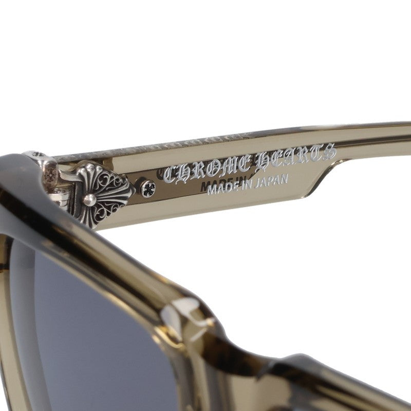 Chrome Hearts BOX OFFICER Clear Temple Sunglasses Size 56