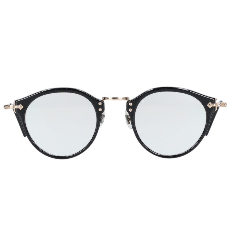 OLIVER PEOPLES 505 Miyabi Round Glasses Black/Silver Size 47