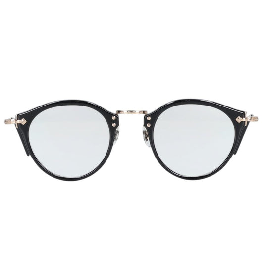 OLIVER PEOPLES 505 Miyabi Round Glasses Black/Silver Size 47