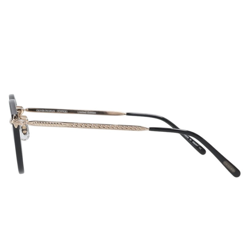 OLIVER PEOPLES 505 Miyabi Round Glasses Black/Silver Size 47