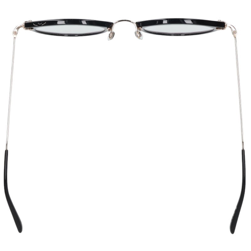 OLIVER PEOPLES 505 Miyabi Round Glasses Black/Silver Size 47