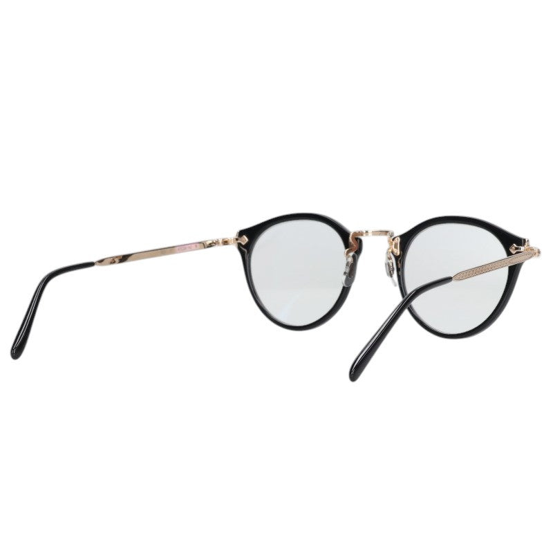 OLIVER PEOPLES 505 Miyabi Round Glasses Black/Silver Size 47