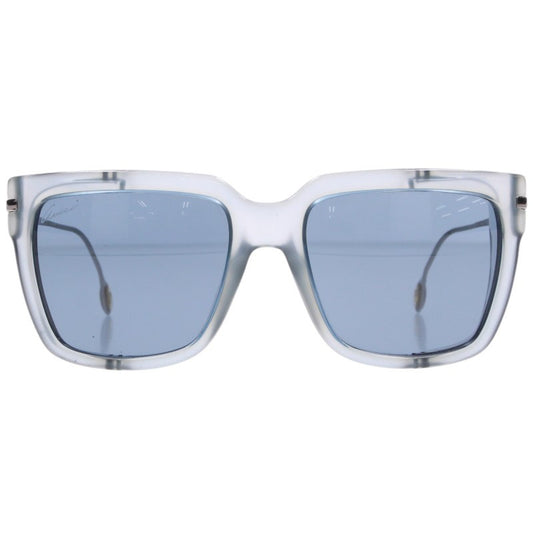 GUCCI GG3738 S Square Optyl Sunglasses Blue/Silver Size 54