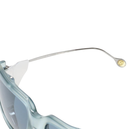 GUCCI GG3738 S Square Optyl Sunglasses Blue/Silver Size 54
