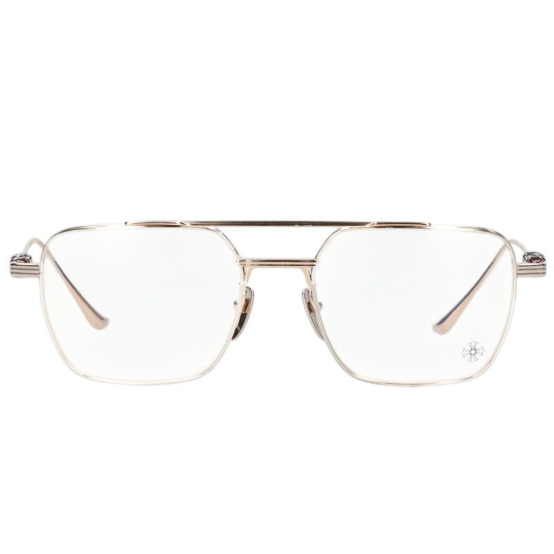 Chrome Hearts MAGNUM II Side Cross Gold Glasses Size 56