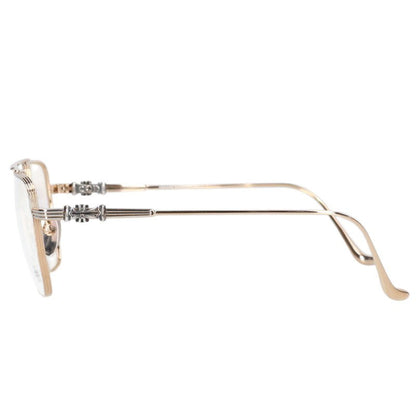 Chrome Hearts MAGNUM II Side Cross Gold Glasses Size 56