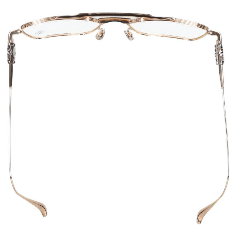 Chrome Hearts MAGNUM II Side Cross Gold Glasses Size 56