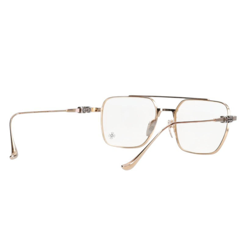 Chrome Hearts MAGNUM II Side Cross Gold Glasses Size 56