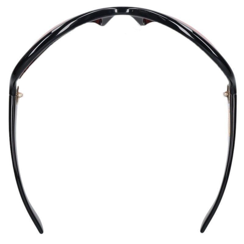 GUCCI GG1381S Big Face Black Frame Sunglasses Size 77