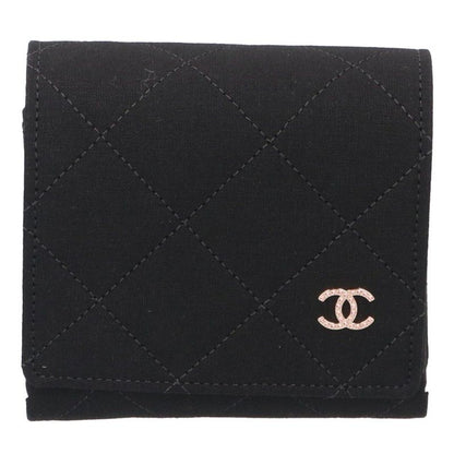 CHANEL Coco Mark Matelasse Sunglasses Black