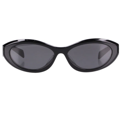 PRADA Triangle Logo Sunglasses Black Size 56