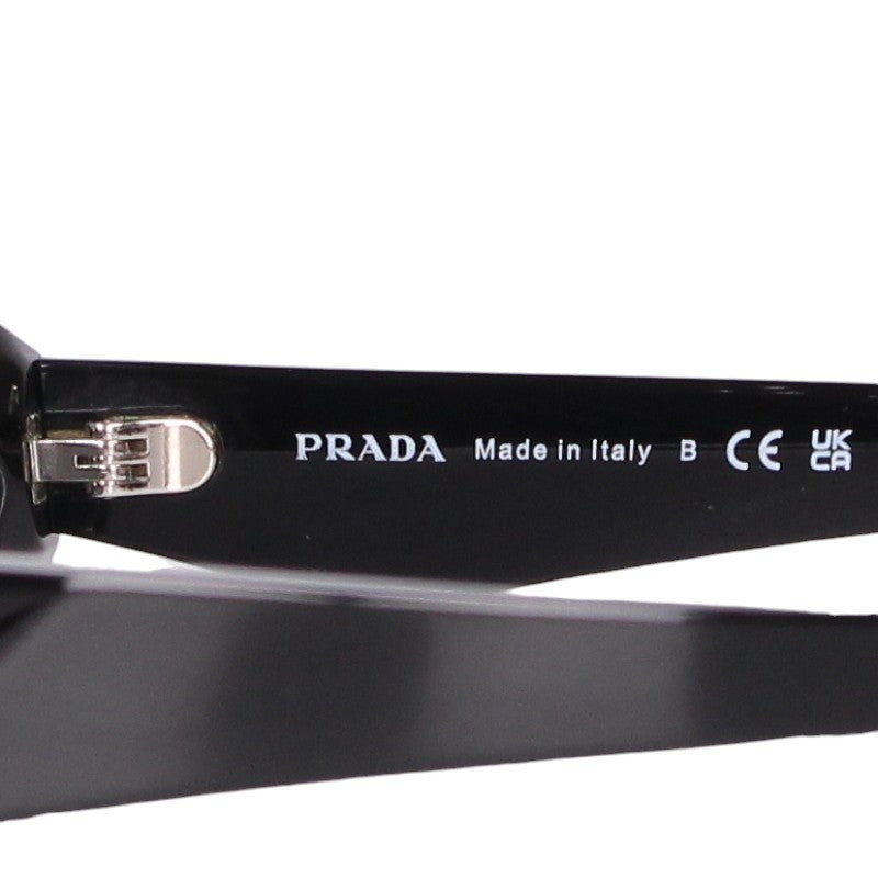 PRADA Triangle Logo Sunglasses Black Size 56