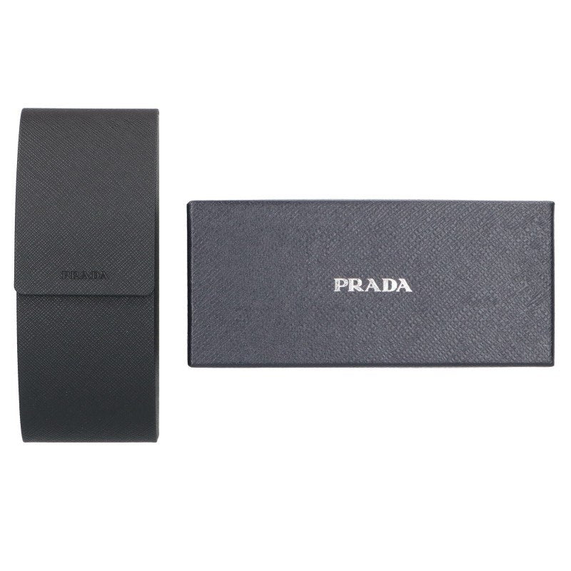 PRADA Triangle Logo Sunglasses Black Size 56