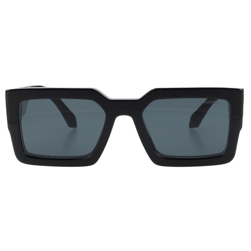 LOUISVUITTON Z1579E LV Crush Square Black Sunglasses Size 54