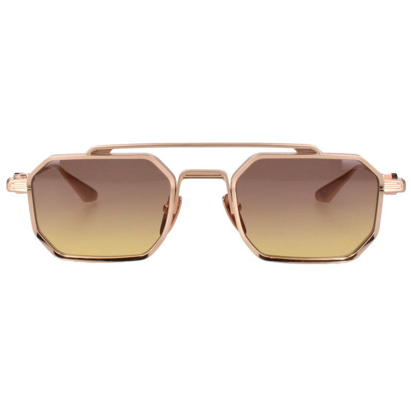 Chrome Hearts RUMP Cross Temple Glasses Gold Size 51