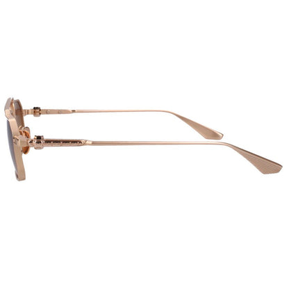 Chrome Hearts RUMP Cross Temple Glasses Gold Size 51