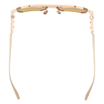 Chrome Hearts RUMP Cross Temple Glasses Gold Size 51