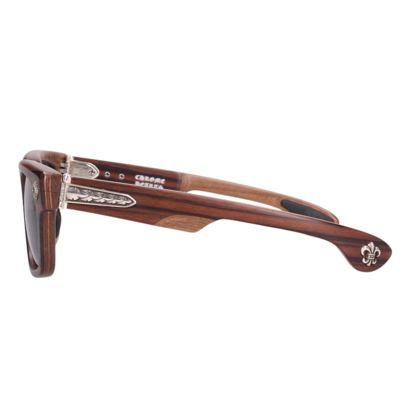 Chrome Hearts LILITH Wood Frame Sunglasses Multi Size 56